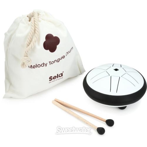  Sela Melody Tongue Drum - B Major Pentatonic, White