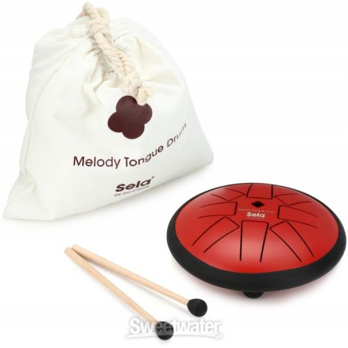  Sela Melody Tongue Drum - F Minor Pentatonic, Red