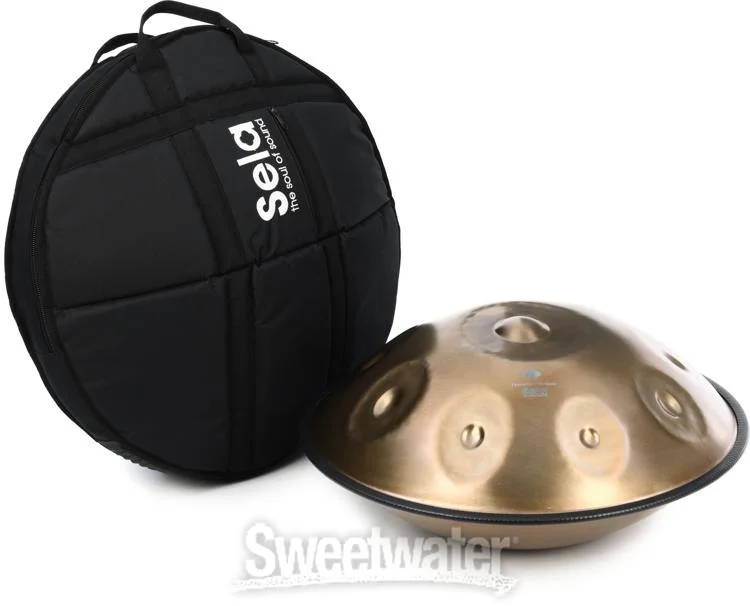  Sela Harmony 9-note Handpan - C# Amara - Stainless Steel