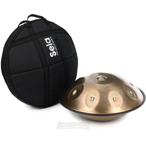  Sela Harmony 9-note Handpan - C# Amara - Stainless Steel