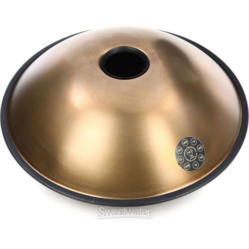  Sela Harmony 9-note Handpan - C# Amara - Stainless Steel