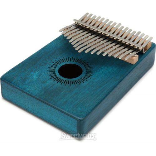  Sela SE249 Mahogany Kalimba 17-key - Blue Finish