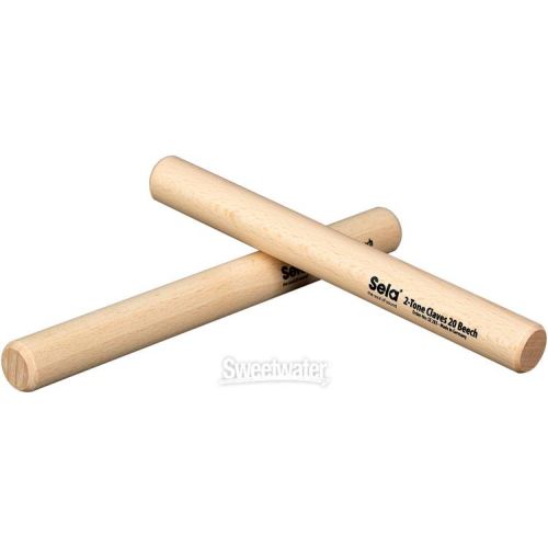  Sela 2-tone Beech Claves - 20mm