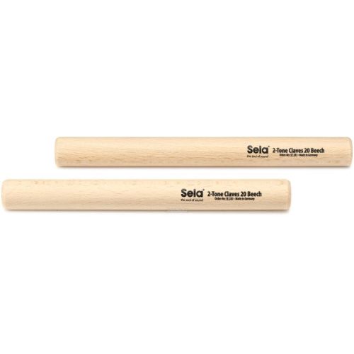  Sela 2-tone Beech Claves - 20mm