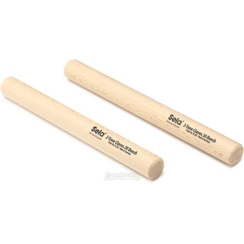  Sela 2-tone Beech Claves - 20mm