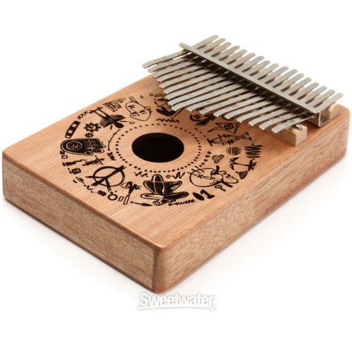  Sela SE252 Art Series Kalimba 17-key - Free Spirit