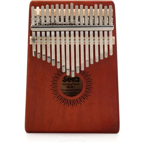  Sela SE247 Mahogany Kalimba 17-key - Red Finish