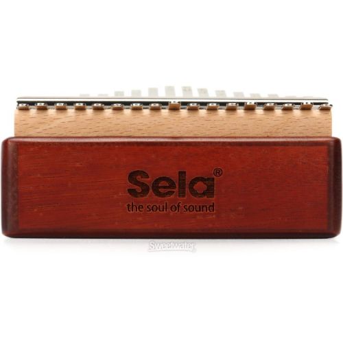  Sela SE247 Mahogany Kalimba 17-key - Red Finish