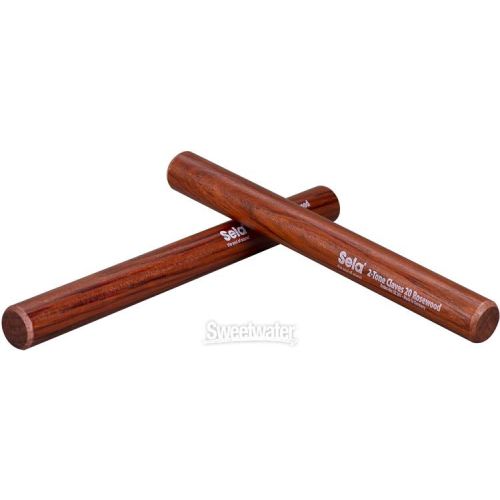  Sela 2-tone Rosewood Claves - 20mm