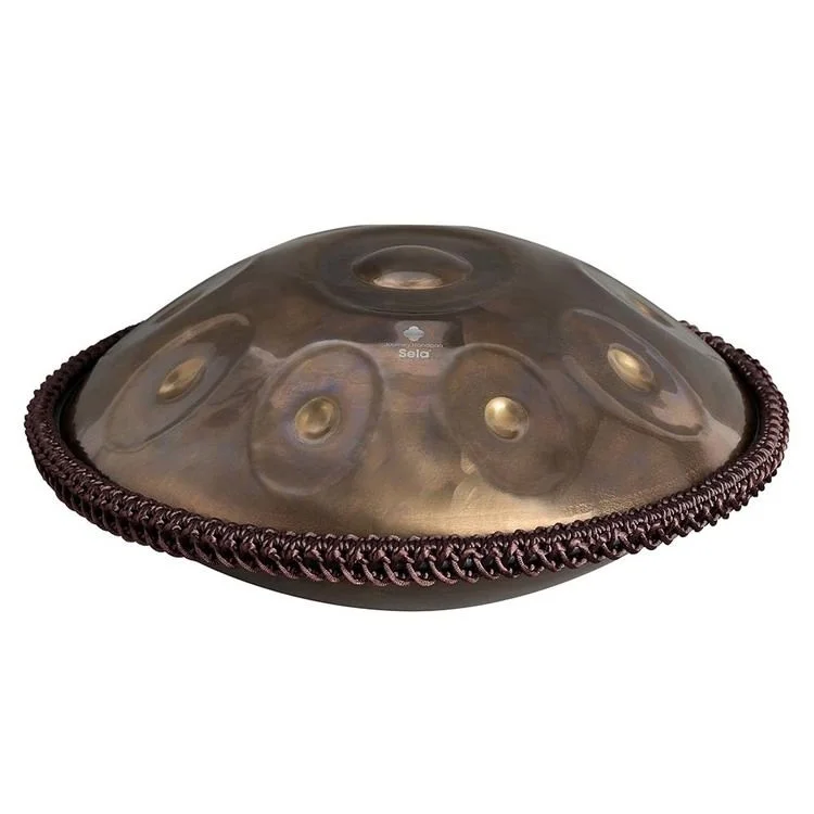  Sela Journey 9-note Handpan - G# Kurd - Stainless Steel