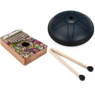 Sela Art Series Kalimba and Melody Tongue Drum Bundle