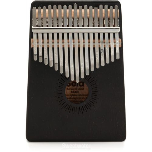  Sela SE246 Mahogany Kalimba 17-key - Black Finish