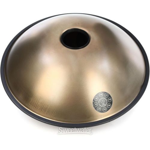  Sela Harmony 9-note Handpan - F La Sirena, Stainless Steel