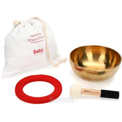  Sela Harmony Singing Bowl with Mallet - 10.2-inch