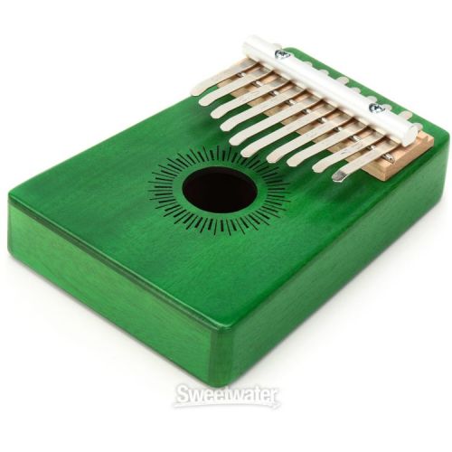  Sela SE243 Mahogany Kalimba 10-key - Green Finish