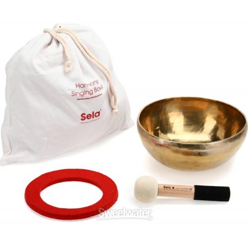  Sela Harmony Singing Bowl with Mallet - 11.4-inch