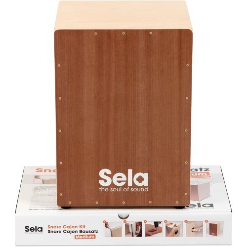  Sela SE 018 Snare Cajon Kit Medium with Instructions and Audio CD