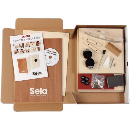  Sela SE 018 Snare Cajon Kit Medium with Instructions and Audio CD