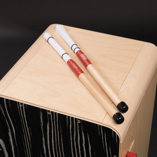  [아마존베스트]Sela SE 065 Cajon Brush 110 for Cajons, Percussion Instruments and Drums, Cajon Accessories, Drum Sticks with Nylon Fibres