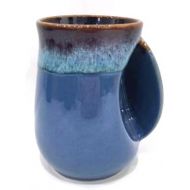 [아마존베스트]Selamica Porcelain 18oz Novelty Handwarmer Mug, Coffee Mug, Tea Mug, gift for family friends and couple - Blue