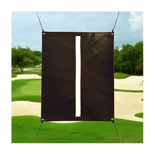  Select 20x10x10 Golf Practice Net, Baffle, and Golf Net Target with Frame Corners - 10' Poles NOT Included …