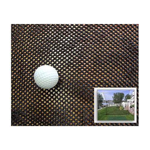  Select 20x10x10 Golf Practice Net, Baffle, and Golf Net Target with Frame Corners - 10' Poles NOT Included …