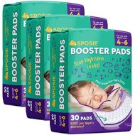 [아마존베스트]Select Kids Sposie Booster Pads Diaper Doubler, 90 Count, 3 Packs of 30 Pads (No Adhesive for Easy repositioning)