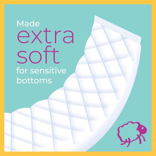  Select Kids Sposie Booster Pads Diaper Doublers, 30 Pads - for Overnight Diaper Leaks, No Adhesive for Easy repositioning, Fits Diaper Sizes 4-6