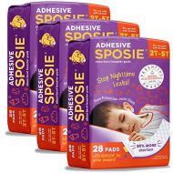 Select Kids Sposie Overnight Diaper Booster Pads with Adhesive for Pull-on Diapers | Nighttime Leak Protection for Heavy Wetters and Active Sleepers | 84 ct. | Disposable, Universal fit for Bo