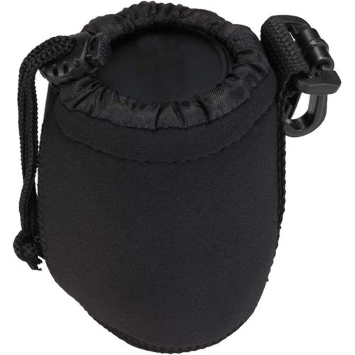  Selens Black Protective Drawstring Soft Neoprene DSLR Camera Lens Pouch Bag Compatible with Sony Olympus Panasonic, Small Size