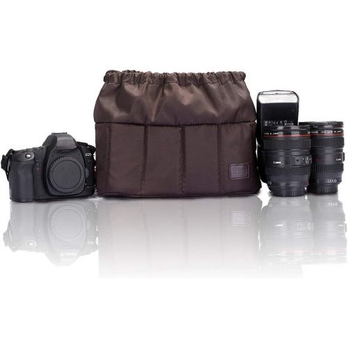 Selens High-Capacity Shockproof DSLR SLR Camera Padded Bag Case Partition Camera Insert, Make Your Own Camera Bag