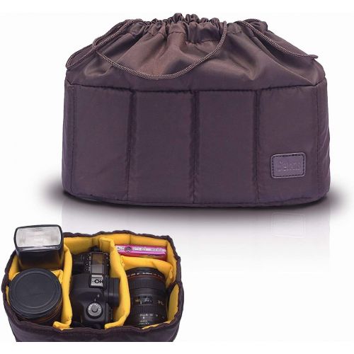  Selens High-Capacity Shockproof DSLR SLR Camera Padded Bag Case Partition Camera Insert, Make Your Own Camera Bag