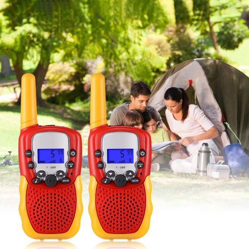  [아마존 핫딜] [아마존핫딜]Selieve Toys for 4-14 Year Old Childrens, Walkie Talkies for Kids 22 Channels 2 Way Radio Toy with Backlit LCD Flashlight, 3 Miles Range for Outside, Camping, Hiking (Red-Yellow)