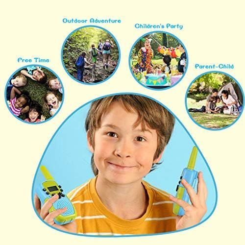  [아마존베스트]Selieve Toys for 3-12 Year Old Boys, Walkie Talkies for Kids 22 Channels 2 Way Radio Toy with Backlit LCD Flashlight, 3 Miles Range for Outside Adventures, Camping, Hiking