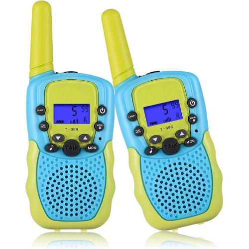  [아마존베스트]Selieve Toys for 3-12 Year Old Boys, Walkie Talkies for Kids 22 Channels 2 Way Radio Toy with Backlit LCD Flashlight, 3 Miles Range for Outside Adventures, Camping, Hiking