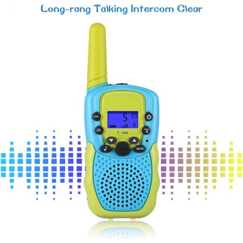  [아마존베스트]Selieve Toys for 3-12 Year Old Boys, Walkie Talkies for Kids 22 Channels 2 Way Radio Toy with Backlit LCD Flashlight, 3 Miles Range for Outside Adventures, Camping, Hiking