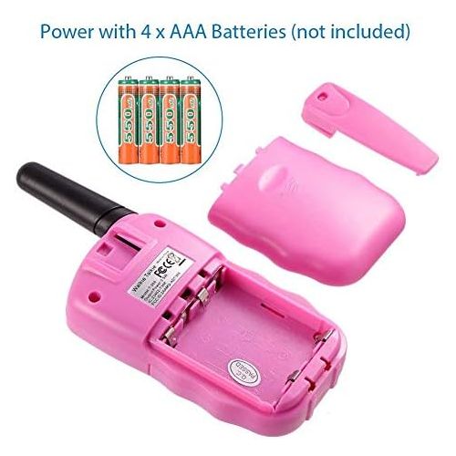  [아마존베스트]Toys for 3-12 Year Old Boys, Teen Girl Gifts, Selieve Walkie Talkies for Kids Teen Boy Gifts Birthday (Pink, 1 Pair)