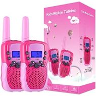 [아마존베스트]Selieve Toys for 3-12 Year Old Girls, Walkie Talkies for Kids 22 Channels 2 Way Radio Toy with Backlit LCD Flashlight, 3 Miles Range for Outside Adventures, Camping, Hiking