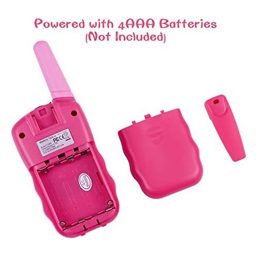  [아마존베스트]Selieve Toys for 3-12 Year Old Girls, Walkie Talkies for Kids 22 Channels 2 Way Radio Toy with Backlit LCD Flashlight, 3 Miles Range for Outside Adventures, Camping, Hiking