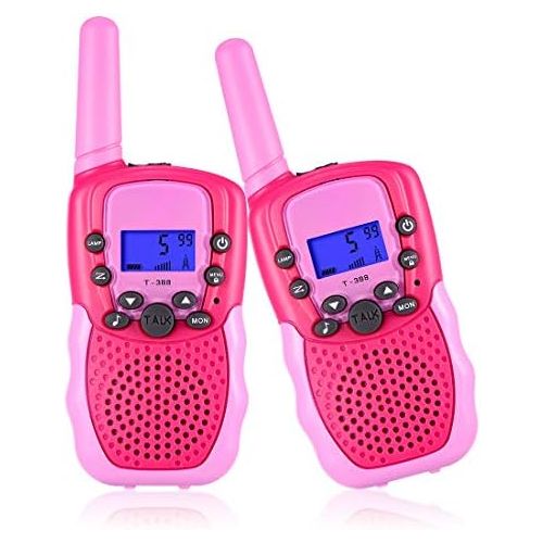  [아마존베스트]Selieve Toys for 3-12 Year Old Girls, Walkie Talkies for Kids 22 Channels 2 Way Radio Toy with Backlit LCD Flashlight, 3 Miles Range for Outside Adventures, Camping, Hiking