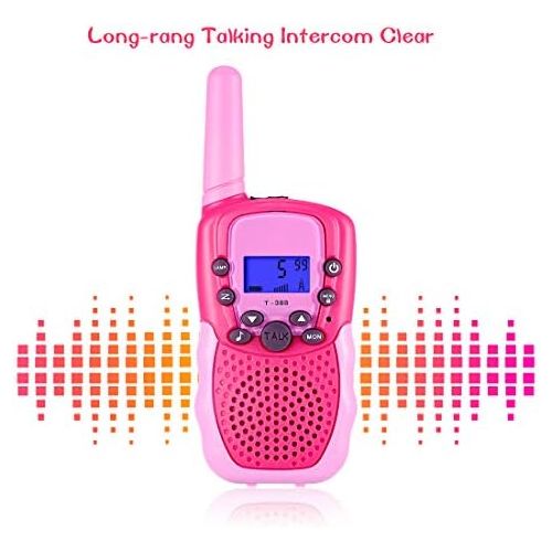  [아마존베스트]Selieve Toys for 3-12 Year Old Girls, Walkie Talkies for Kids 22 Channels 2 Way Radio Toy with Backlit LCD Flashlight, 3 Miles Range for Outside Adventures, Camping, Hiking