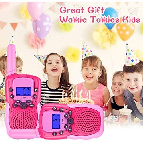  [아마존베스트]Selieve Toys for 3-12 Year Old Girls, Walkie Talkies for Kids 22 Channels 2 Way Radio Toy with Backlit LCD Flashlight, 3 Miles Range for Outside Adventures, Camping, Hiking