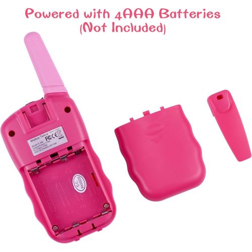  [아마존베스트]Selieve Toys for 3-12 Year Old Girls, Walkie Talkies for Kids 22 Channels 2 Way Radio Toy with Backlit LCD Flashlight, 3 Miles Range for Outside Adventures, Camping, Hiking