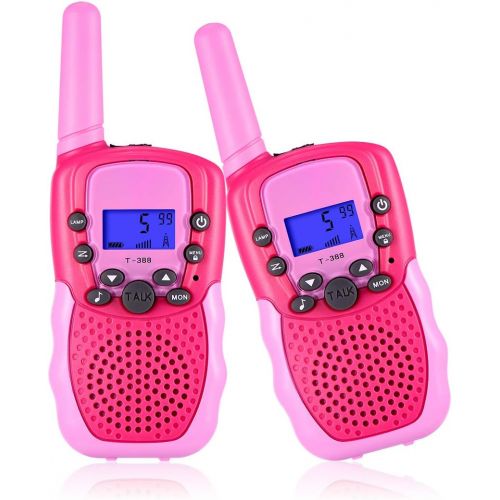  [아마존베스트]Selieve Toys for 3-12 Year Old Girls, Walkie Talkies for Kids 22 Channels 2 Way Radio Toy with Backlit LCD Flashlight, 3 Miles Range for Outside Adventures, Camping, Hiking