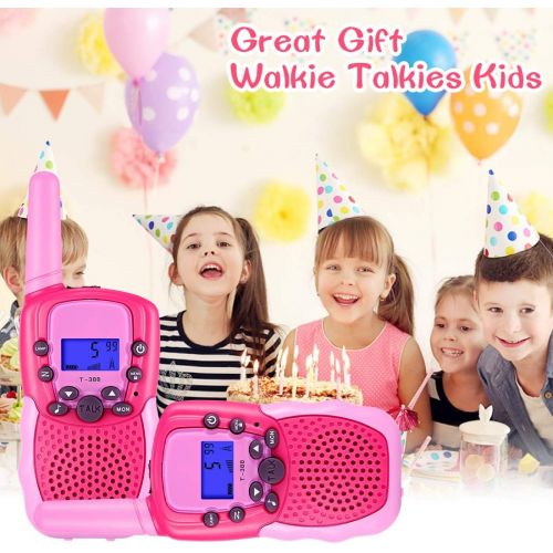  [아마존베스트]Selieve Toys for 3-12 Year Old Girls, Walkie Talkies for Kids 22 Channels 2 Way Radio Toy with Backlit LCD Flashlight, 3 Miles Range for Outside Adventures, Camping, Hiking