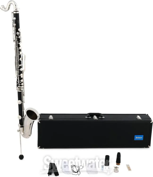  Selmer 1430LP Student Bb Bass Clarinet with Nickel-plated Keys Demo