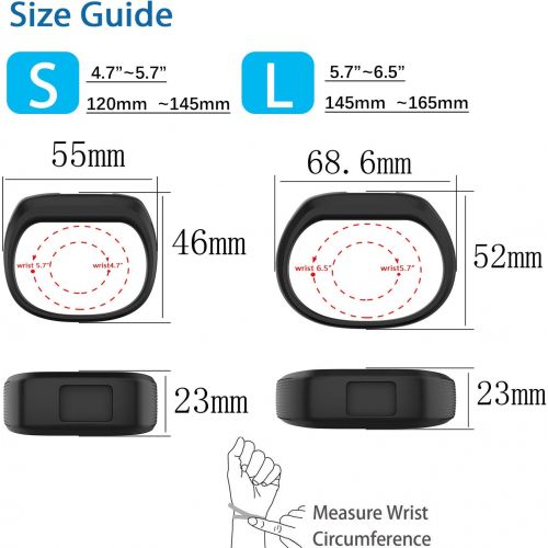  (3 Pack) Seltureone Band Compatible for Garmin Vivofit jr,jr 2,3 Bands, All-in-one Silicon Stretchy Replacement WristBands for Kids Boys Girls (No Tracker)- Black,Cyan,Blue (Small)