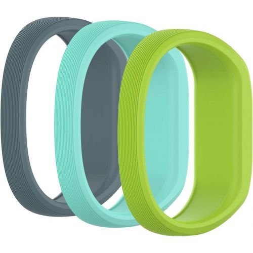  (3 Pack) Seltureone Band Compatible for Garmin Vivofit jr,jr 2,3 Bands, All-in-one Silicon Stretchy Replacement Watch Bands for Kids Boys Girls Small Large (No Tracker)- Cyan,Teal,