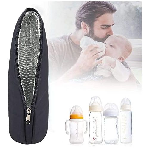  Semme Isolierte Baby-Flaschen-Tasche, warmer oder kuehler, tragbare Muttermilch-Aufbewahrung, Baby-Flaschchen, Reisetasche blau