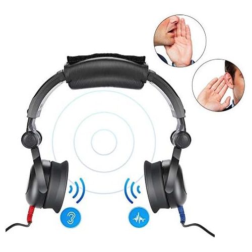  Semme Audiometer Headphone Professional High-Sensitivity Air Conduction Hearing Tester Widely Use for School and Hospital